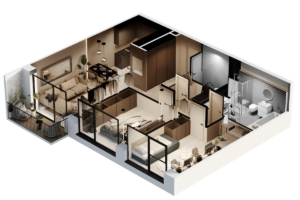 3 izbovy byt prvosienka menší