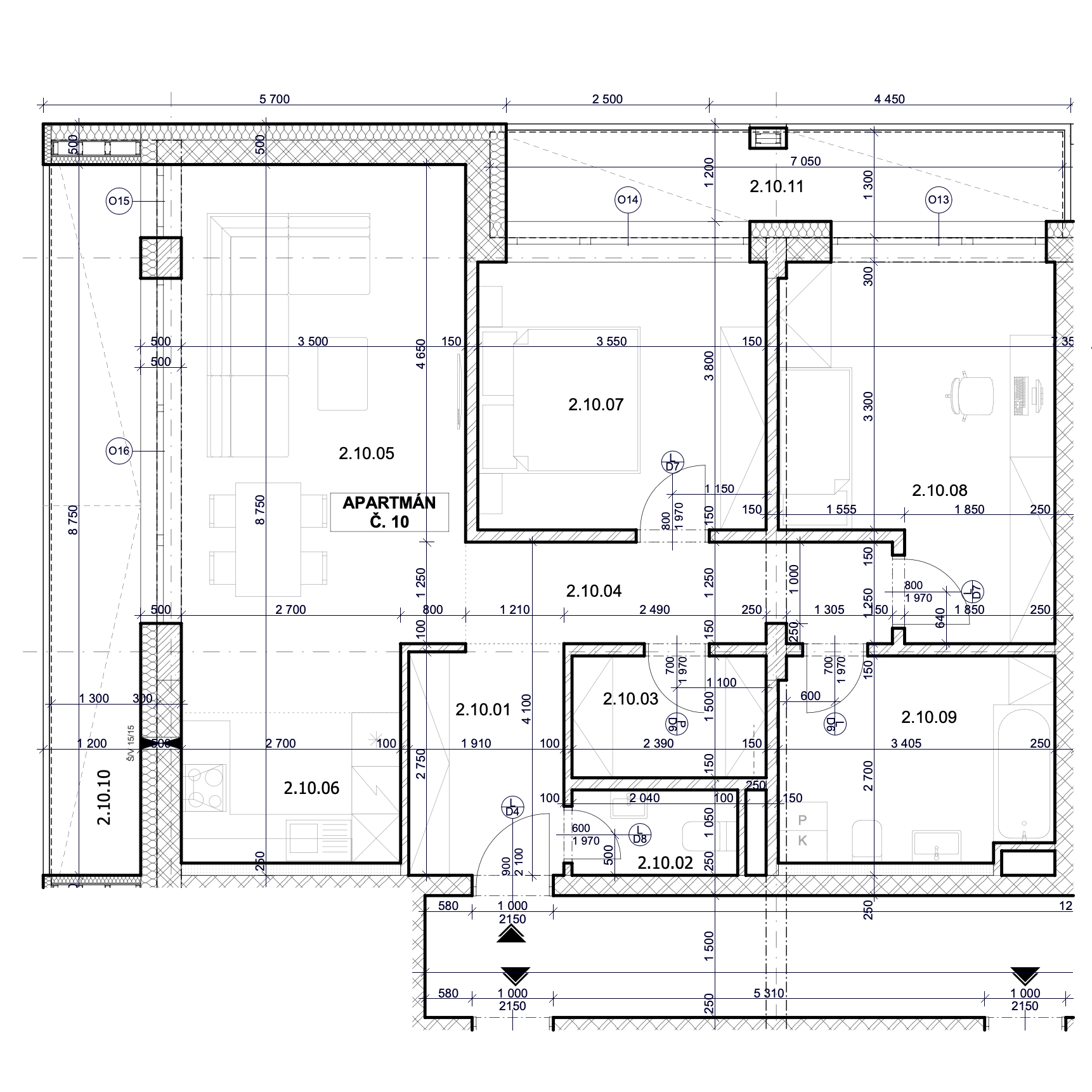 Prvosienka - Apartmán 10 - Zelený háj